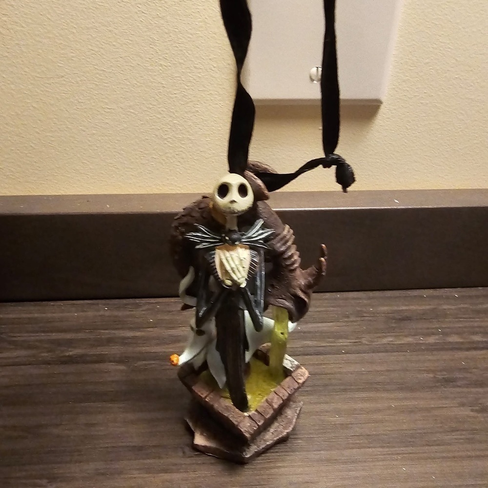 DISNEY Sketchbook Nightmare Before Christmas Jack & Zero Ornament